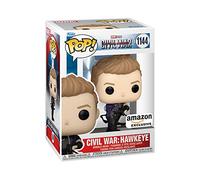Funko Pop! Marvel: Civil War Build A Scene - Hawkeye 2nd - Captain America- Exclusivité Amazon - Figurine en Vinyle à Collectionner - Idée de Cadeau - Produits Officiels - Movies Fans
