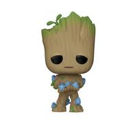 Funko Pop! Marvel: Guardians of The Galaxy - Groot with Grunds - Groot Shorts - Figurine en Vinyle à Collectionner - Idée de Cadeau - Produits Officiels - Jouets pour Les Enfants et Adultes - TV Fans