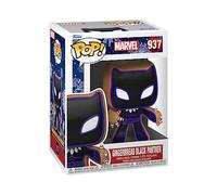 Funko Pop! Figurine en vinyle Black Panther – Marvel Holiday – Produit officiel, idée cadeau