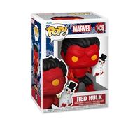 Funko Pop! Marvel: Holiday - Red Hulk - Marvel Comics - Figurine en Vinyle à Collectionner - Idée de Cadeau - Produits Officiels - Jouets pour Les Enfants et Adultes - Comic Books Fans