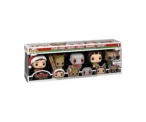 Funko Pop! Marvel: Holiday - Starlord, Groot, Drax, Mantis and Rocket Raccoon - Guardians of The Galaxy 5 Pack - Marvel Comics- Exclusivité Amazon - Figurine en Vinyle à Collectionner