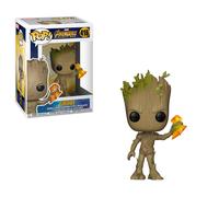 Funko Pop! Bobble: Marvel: Infinity War : Groot with Stormbreaker - Avengers - Figurine en Vinyle à Collectionner - Idée de Cadeau - Produits Officiels - Jouets pour Les Enfants et Adultes