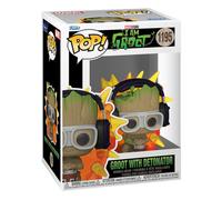 Funko POP Marvel Je suis Groot - Groot avec Détonateur #1195