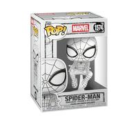 Funko Pop! Marvel: Marvel Sketched - Spider-Man- Figurine en Vinyle à Collectionner - Idée de Cadeau - Produits Officiels - Superheroes Fans