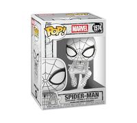 Funko - Figurine Pop! Spider-Man (Marvel Sketched) - Vinyle, Produit officiel - Idée cadeau