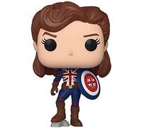 Funko Pop! Marvel: Marvel - What If- Captain Carter - Marvel What If - Figurine en Vinyle à Collectionner - Idée de Cadeau - Produits Officiels - Jouets pour Les Enfants et Adultes - TV Fans