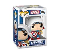 Funko Pop Marvel: SGGV - Captain Capt. America Gwen Gwen - Marvel Comics - Collectable Vinyl Figure - Gift Idea - Official Products - Toys for Kids and Adults