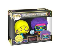 Funko Figurine Pop! Spider-Gwen & Spider-Woman – Across The Spider-Verse – Blacklight 2 Pack