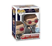 Funko Pop! Marvel: Spider-Man: No Way Home - Matt Murdock with Brick- Exclusivité Amazon - Figurine en Vinyle à Collectionner - Idée de Cadeau - Produits Officiels - Movies Fans