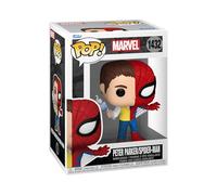 Funko Pop! Marvel: Split - Spider-Man - Spider/Parker - Marvel Comics - Figurine en Vinyle à Collectionner - Idée de Cadeau - Produits Officiels - Jouets pour Les Enfants et Adultes