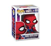 Funko Pop! Marvel - Spider-Man - What If - Zombie Hunter Spidey with Doctor Strange Cape - Marvel What If - Figurine en Vinyle à Collectionner - Idée de Cadeau - Produits Officiels - TV Fans