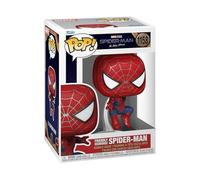 Funko Pop! Marvel: Spiderman No Way Home 2021 - Spider-Man - Leaping SM2 - Figurine en Vinyle à Collectionner - Idée de Cadeau - Produits Officiels - Jouets pour les Enfants et Adultes - Movies Fans