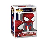 Funko Pop! Marvel: Spiderman No Way Home 2021 - Spider-Man - Leaping SM3 - Figurine en Vinyle à Collectionner - Idée de Cadeau - Produits Officiels - Jouets pour les Enfants et Adultes - Movies Fans