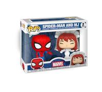 Funko – Figurine Pop! Marvel Superhero Couples Spider-Man & Mary Jane – Pack de 2 – Vinyle