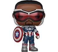 Funko Pop! Marvel: The Falcon & Winter Soldier - Captain Falcon America - The Falcon And The Winter Soldier - Figurine en Vinyle à Collectionner - Idée de Cadeau - Produits Officiels - TV Fans