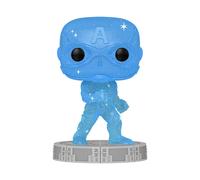 FUNKO POP ! - MARVEL - The Infinity Saga Captain America Blue #46 Art Series