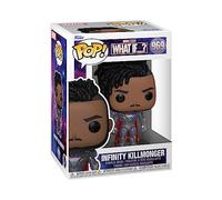 Funko Pop! Marvel - The King - What If - Infinity Killmonger - Marvel What If - Figurine en Vinyle à Collectionner - Idée de Cadeau - Produits Officiels - Jouets pour Les Enfants et Adultes - TV Fans