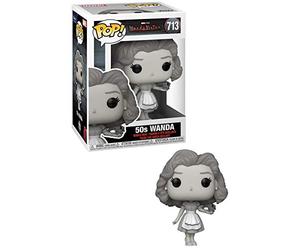 Funko Pop! Marvel: WandaVision - Wanda Maximoff 50s - Noir et Blanc - Figurine en Vinyle à Collectionner - Idée de Cadeau - Produits Officiels - Jouets pour les Enfants et Adultes - TV Fans