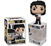 Funko Pop Michael Jackson + Protecteur : Pop ! Rocks (avec boîte ToyBop Box Protector Collector Case) (Dirty Diana)