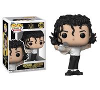 Funko Pop Michael Jackson + Protector : Pop ! Rocks (livré avec étui de protection ToyBop Box Collector) (Superbowl)