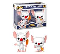 Funko Pop! Animaniacs – Pinky & The Brain – Figurines en vinyle officielles – Lot de 2