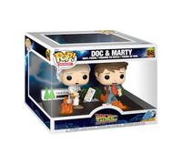 Funko Pop! Moment: Back to The Future - Doc & Marty&Marty - Retour vers Le Futur - Figurine en Vinyle à Collectionner - Idée de Cadeau - Movies Fans