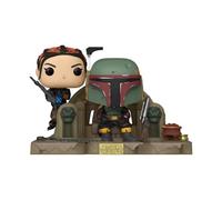 Funko Pop! Moment: Star Wars: The Mandalorian - Boba Fett & Fennec Shand - Figurine en Vinyle à Collectionner - Idée de Cadeau - Produits Officiels - Jouets pour Les Enfants et Adultes - TV Fans