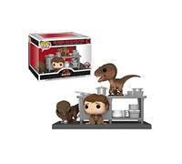 Funko Pop! Moments 62477 Jurassic Park : Tim & Velociraptors (édition spéciale) #1199, (FUN62477)