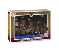 Funko – Figurine vinyle Pop! Moments Deluxe Michael Jordan (Chicago Bulls '87) 9 cm