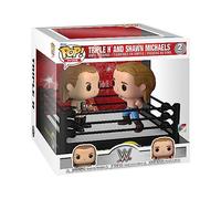 Funko Pop! Moments: SS Ring with Triple H & Shawn MichaelsH/Michaels - WWE - Figurine en Vinyle à Collectionner - Idée de Cadeau - Produits Officiels - Jouets pour Les Enfants et Adultes