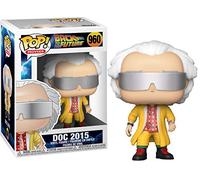 Funko Pop! Movie: Back to The Future-Doc 2015 - Dr. Emmett Brown - Retour vers Le Futur - Figurine en Vinyle à Collectionner - Idée de Cadeau - Produits Officiels - Jouets pour Les Enfants et Adultes