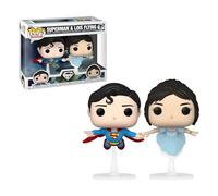 Funko POP! Movies: DC - 2 Pack Superman & Lois Flying - DC Comics - Exclusivité Amazon - Figurine en Vinyle à Collectionner - Idée de Cadeau - Produits Officiels - Jouets pour les Enfants et Adultes