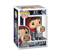 Funko – Pop! Movies Figurine vinyle Elliott avec ET dans le panier à vélo – Produit officiel