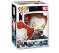 Funko Pop! Movies: IT: Chapter 2- Pennywise with Balloon - Figurine en Vinyle à Collectionner - Idée de Cadeau - Produits Officiels - Jouets pour Les Enfants et Adultes - Movies Fans