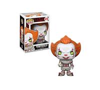 Funko Pop! Movies: IT - Pennywise With Boat - IT 2017 - Figurine en Vinyle à Collectionner - Idée de Cadeau - Produits Officiels - Jouets pour les Enfants et Adultes - Movies Fans