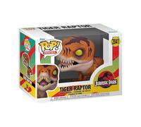 Funko - Figurine Pop! Jurassic Park Tiger Raptor - Vinyle de collection, produit officiel