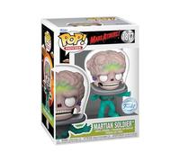 Funko Pop! Movies: Mars Attacks - Alien Soldier - 1 Chance sur 6 D'avoir Une Variante Rare Chase - Brille dans Le Noir - Mars Attacks Film - Figurine en Vinyle à Collectionner - Idée de Cadeau