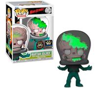 Funko Pop! Movies | Mars Attacks Martian Soldier Chase | Edition Chase exclusive et limitée | Figurine en vinyle à collectionner Science Fiction | FS