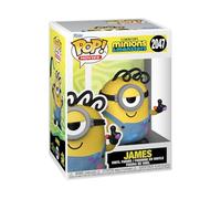 Funko Pop! Movies: Minions & Monsters - James - Figurine en Vinyle de Collection - Idée Cadeau - Produit Officiel - Jouets pour Enfants et Adultes - Figurine modèle pour collectionneurs et Exposition