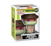 Funko Pop! Movies: Teenage Mutant Ninja Turtles (TMNT) - Raphael with Coat & Hat - TMNT 1990 - Figurine en Vinyle à Collectionner - Idée de Cadeau - Produits Officiels - Movies Fans