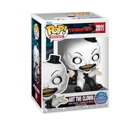 Funko – Figurine Pop! Movies Terrifier – Art the Clown assis – Vinyle officiel pour collectionneurs