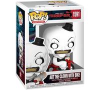 Funko Pop! Movies: Terrifier - Art The Clown with Bike - Figurine en Vinyle à Collectionner - Idée de Cadeau - Produits Officiels - Jouets pour Les Enfants et Adultes - Movies Fans