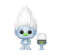 Funko Pop! Movies: Trolls World Tour-Hip Hop Guy Diamond Hop Guy - (Diamond Glitter) with Tiny - Les Trolls 2 : Tournée Mondiale - Figurine en Vinyle à Collectionner - Idée de Cadeau - Movies Fans