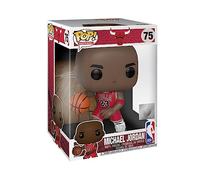 Funko Pop! NBA: Bulls - 10" Michael Jordan - (Red Jersey) - Figurine en Vinyle à Collectionner - Idée de Cadeau - Produits Officiels - Jouets pour Les Enfants et Adultes - Sports Fans