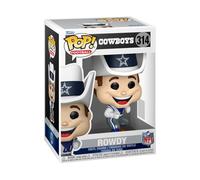 Funko Pop! NFL Mascots: Cowboys - Rowdy - Mascottes et Marks de la LNH - Figurine en vinyle à collectionner - Idée cadeau - Produit officiel - Jouets pour enfants et adultes - Fans de sport - Figurine