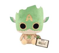Funko – Peluche Funko Pop Marvel 85e Anniversaire We are Groot, Captain America – 17,8 cm