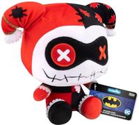 Funko Pop! Plush: Patchwork - Harley Quinn (7") - DC Comics - Nan- Peluche à Collectionner - Idée de Cadeau d'anniversaire - Produits Officiels Peluche pour Les Enfants et Adultes