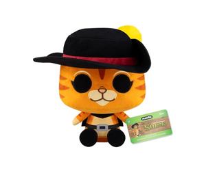Funko Pop! Plush: Shrek - Puss in Boots in Boots - - Peluche à Collectionner - Idée de Cadeau d'anniversaire - Produits Officiels Peluche pour Les Enfants et Adultes - Idéal pour Les Fans Movies