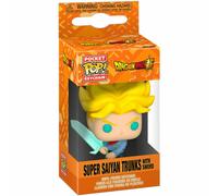 Funko POP Pocket Keychain Vinyl - Dragon Ball Super Super Saiyan Trunks with Sword - 4cm