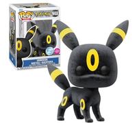 Funko Pop Pokemon Figurine Umbreon Noctali avec de la Fourrure #948 - Exclusive Flocked Special Edition - Figurine Pop